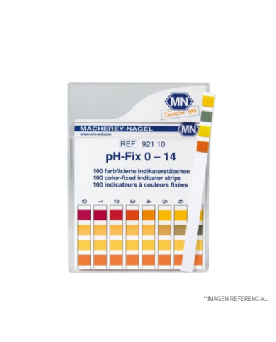 Papel Indicador Universal. pH-Fix 0-14. en varillas. 4 indicadores