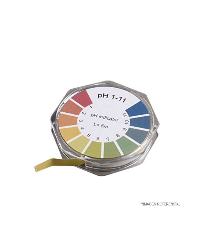 Papel  Indicador Universal en varillas, pH 1-11, --- 1 indicador
