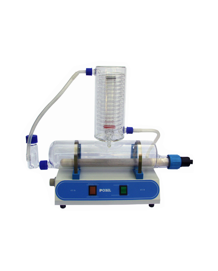 Destilador de Agua mod 710. 4 lts/h. 3000 Watts. 220 Volts. 50 Hertz Libre de pir—geno - calefactor en cuarzo
