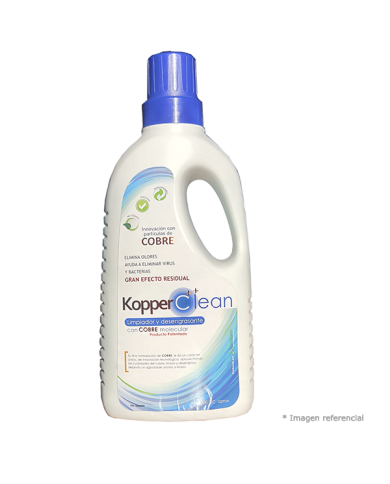 KopperClean liquido Concentrado 1000 cc, aroma manzana, envase PREMIUM