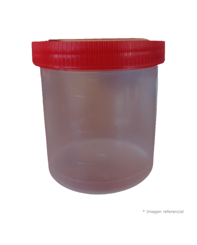 FRASCO ORINA, tapa rosca, 80 ml envasado de Unidad- Aséptico - Esteril  por caja de 500 unidades