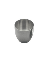 Crisol de Nickel. 44.5 mm diametro superior X 50.8 mm. aprox 50ml